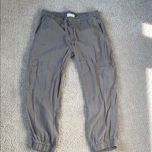 Green cargo pant joggers